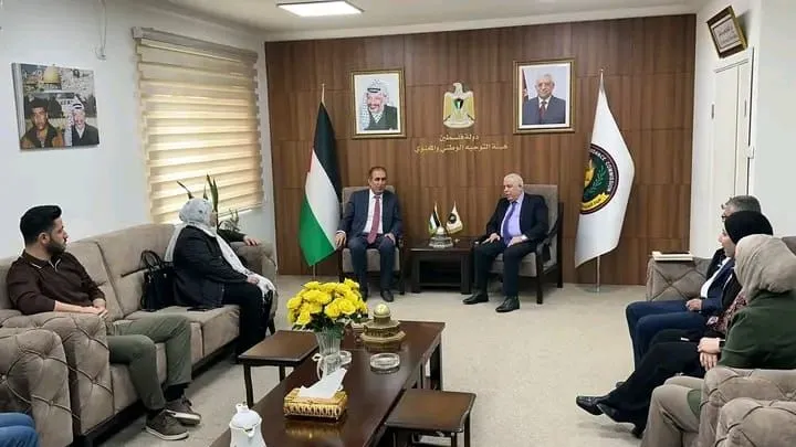 اللواء أنور رجب يستقبل رئيس جامعة فلسطين التقنية – خضوري لبحث تعزيز التعاون المشترك