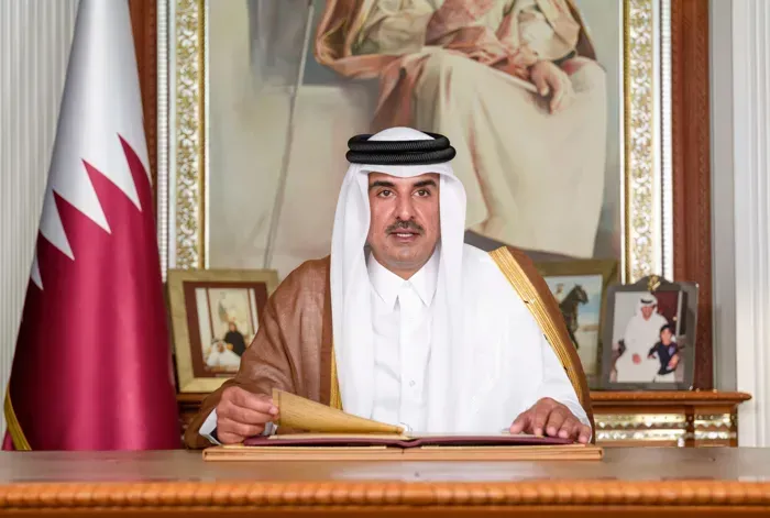 أمير قطر يؤكد لترامب ضرورة التهدئة الإقليمية ودعم الحلول السلمية